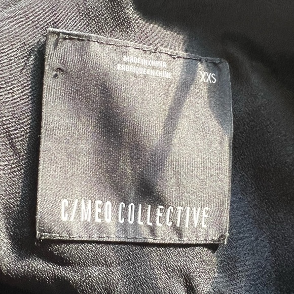 C/MEO Collective Four Shadows Playsuit Jumpsuit Black Party Event Women’s Large - Picture 14 of 15